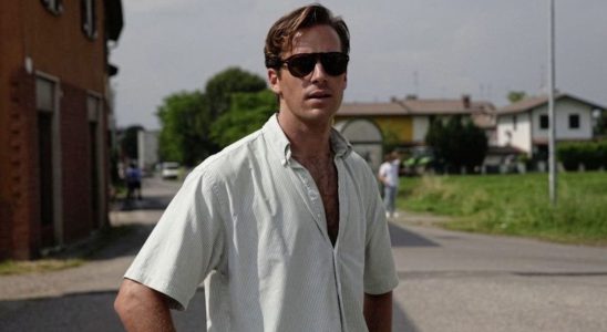 Armie Hammer in Call Me By Your Name