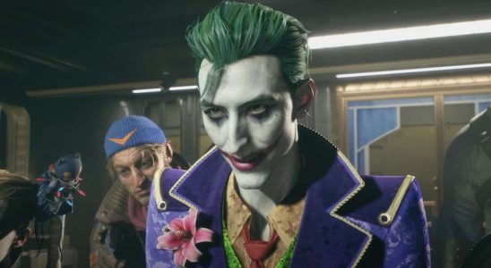 Suicide Squad : Kill The Justice League montre le Joker patinant sur un parapluie propulsé par une fusée