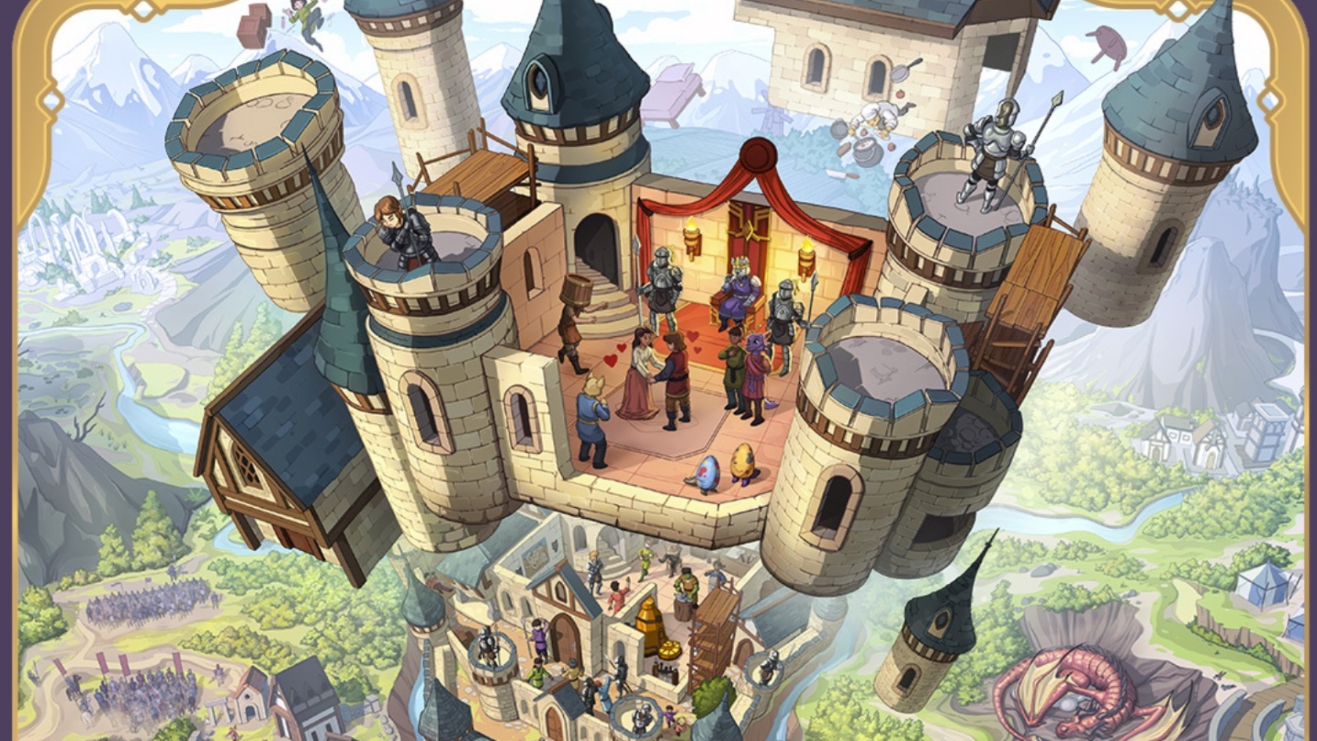 Nouveau jeu Elder Scrolls : la première illustration du château Elder Scrolls pour le nouveau jeu de stratégie Bethesda