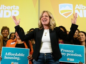 Rachel Notley, chef du NPD de l'Alberta