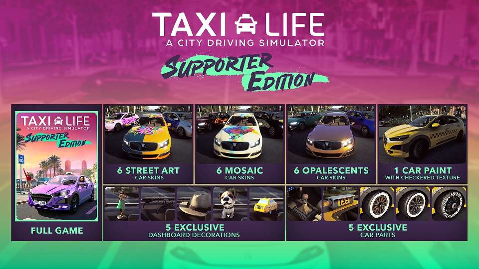 Taxi Life : une édition Supporter du simulateur de conduite urbaine
