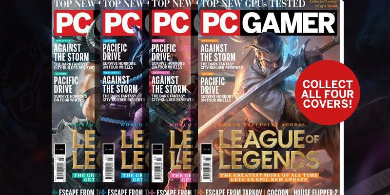 League of Legends PC Gamer magazine