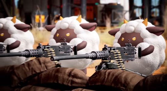Angry sheeps with heavy machineguns