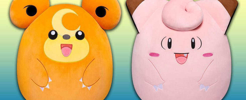 Deux nouveaux Pokemon Squishmallows sont disponibles sur Amazon