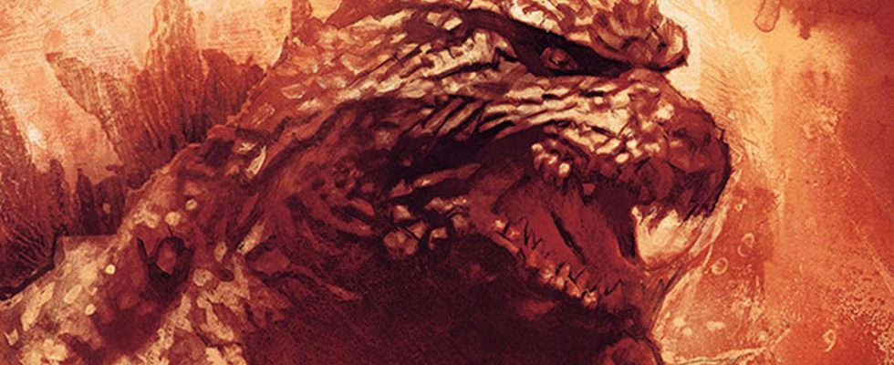 Une affiche Godzilla Minus One en édition limitée arrive à Mondo le 8 février