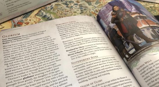 Pages from the books of Planescape: Adventures in the Multiverse