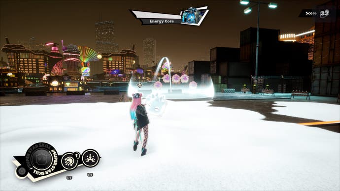 Soa vise une capacité AoE dans une capture d'écran de Foamstars.