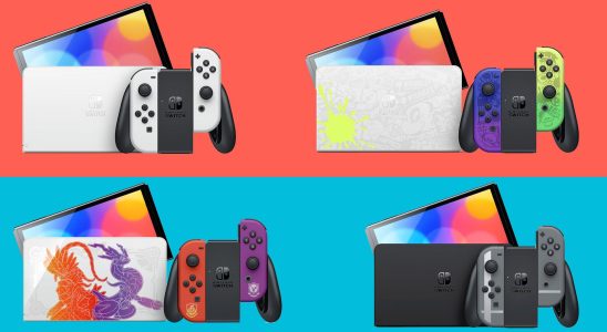 Modèles Nintendo Switch, variations de couleurs et éditions limitées