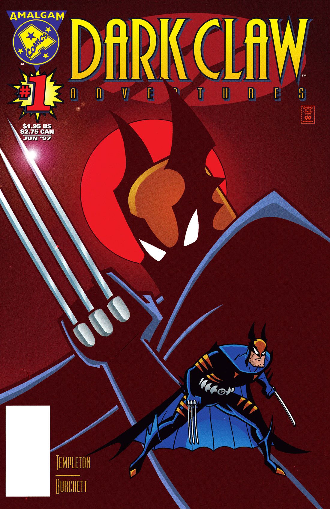 La couverture du crossover Batman/Wolverine Dark Claw