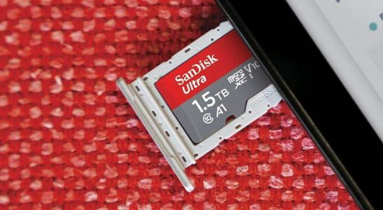 Carte MicroSD SanDisk 1,5 To en vente au meilleur prix à ce jour