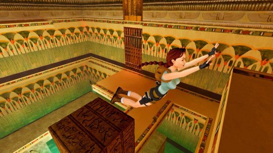Capture d'écran de Tomb Raider I-III Remastered avec Lara Croft