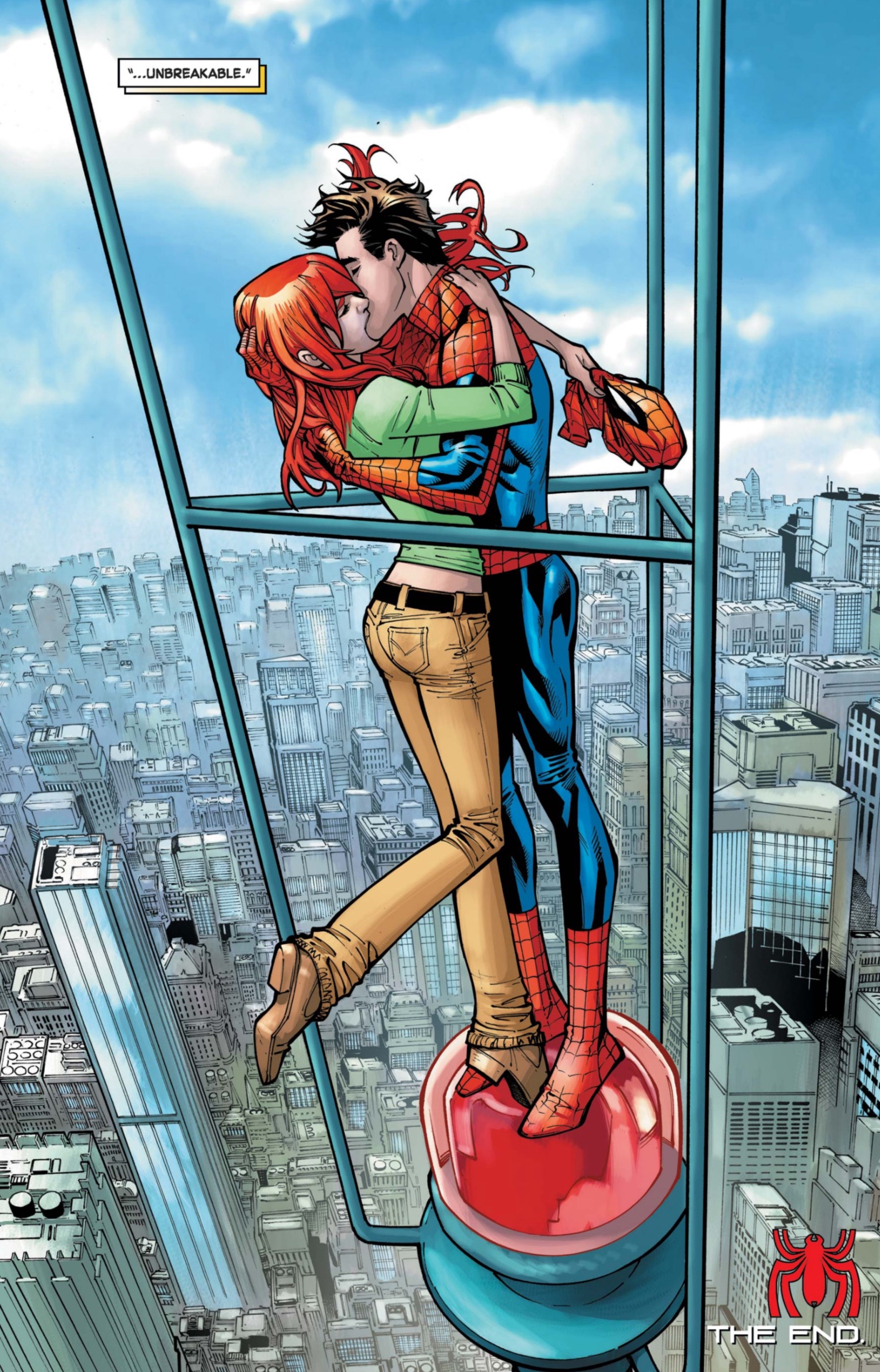 Peter Parker et Mary Jane Watson dans Marvel Comics