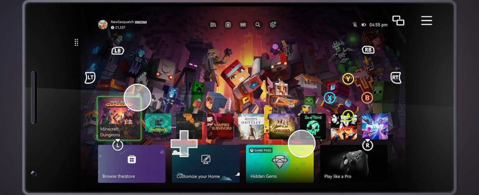 Xbox ajoute des commandes tactiles personnalisées dans la lecture à distance pour plus de 100 jeux