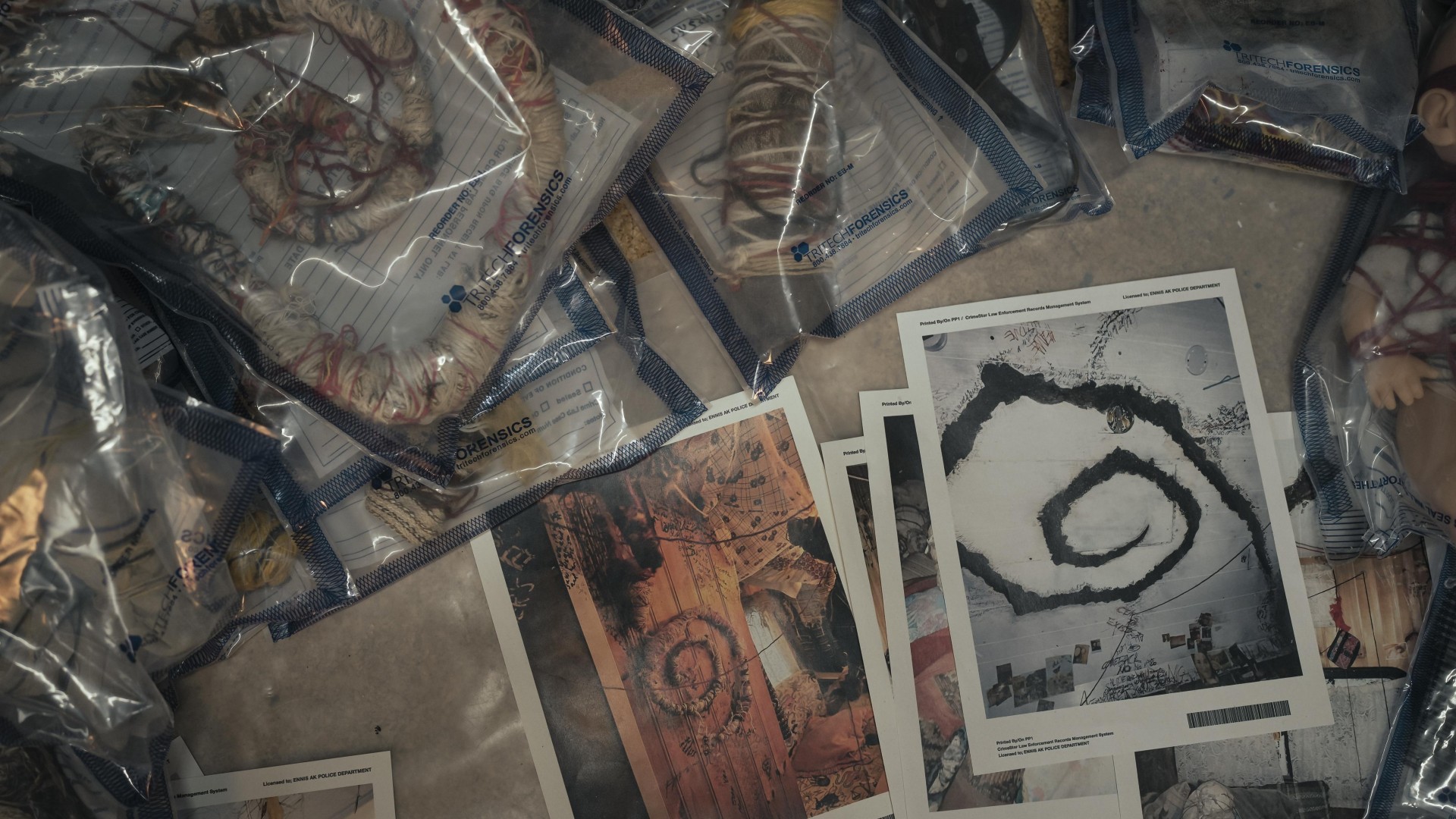 Symbole de spirale étrange dans True Detective: Night Country