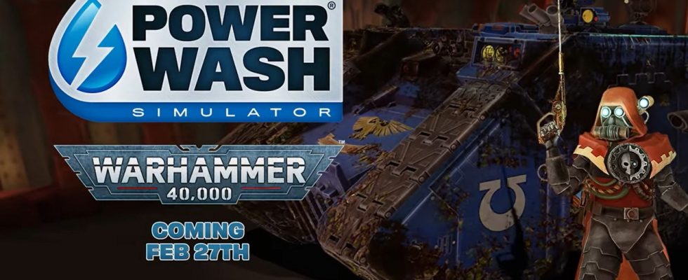 PowerWash Simulator x Warhammer 40,000 DLC disponible la semaine prochaine, premier aperçu de la bande-annonce