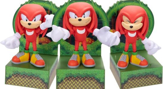 Les fans de Sonic devraient découvrir cette figurine d'action Knuckles avec un présentoir holographique