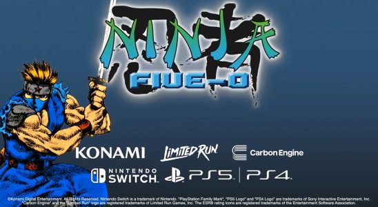 Le jeu GBA Ninja Five-O revient sur Switch