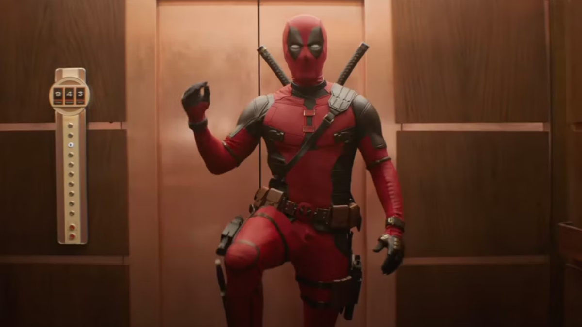 Une image tirée de la bande-annonce de Deadpool & Wolverine.  Cette image fait partie d’un article sur la façon dont 2024 est l’année des super-héros légers dont le cinéma a besoin.