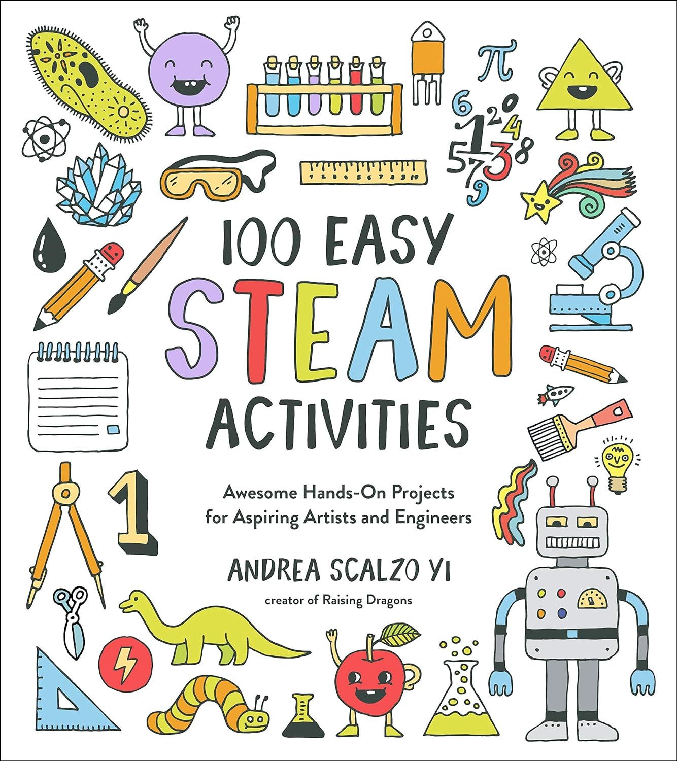 Couverture du livre 100 activités STEAM faciles