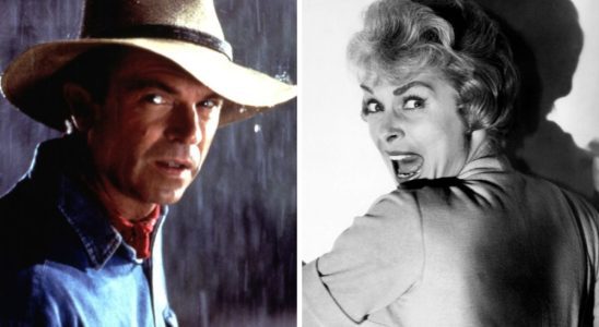 Sam Neill in 'Jurassic Park' and Janet Leigh in 'Psycho'
