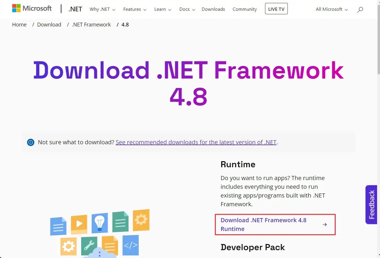 Télécharger le framework NET