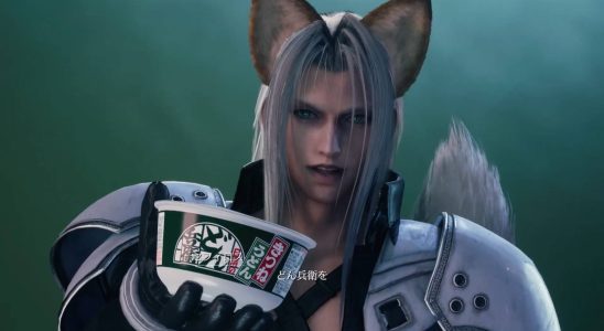 Sephiroth de Final Fantasy VII Rebirth se transforme en un Fox Boy tentant dans une publicité japonaise hilarante