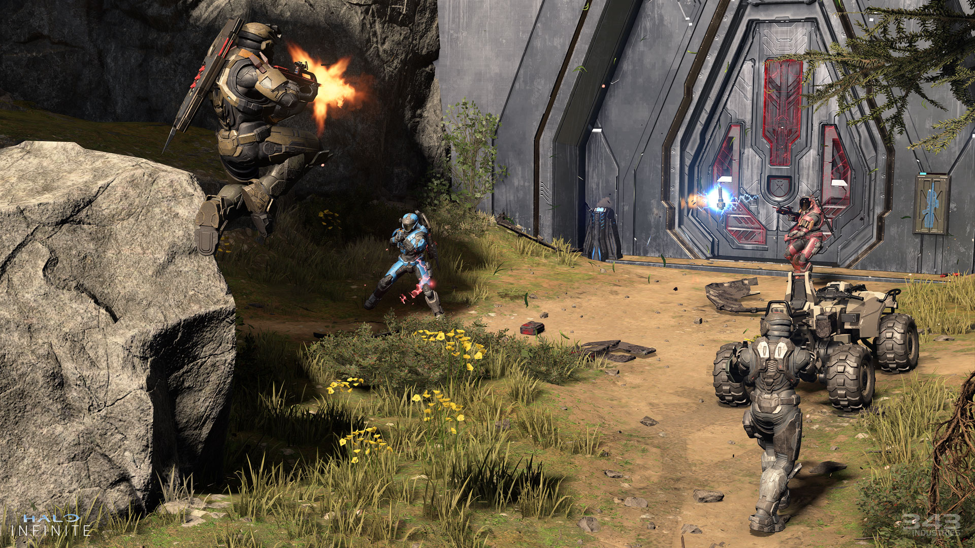 Capture d'écran de Halo Infinite montrant le combat spartiate