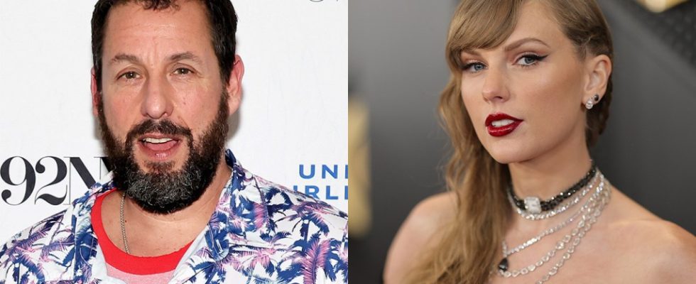 Adam Sandler explique pourquoi il devient « nerveux » autour de Taylor Swift