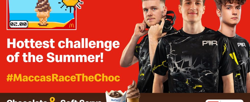 Célébrez le nouveau Chocolate Soft Serve de Macca avec l'équipe PWR et le #MaccasRaceTheChoc Speedrun Challenge – Destructoid