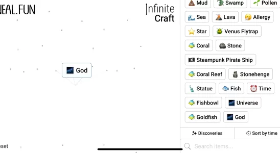 How to make God in Infinite Craft.