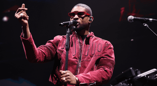 Usher performs onstage during iHeartRadio Channel 95.5
