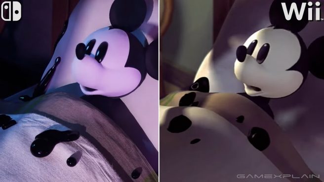 Comparaison des graphiques Epic Mickey Rebrushed