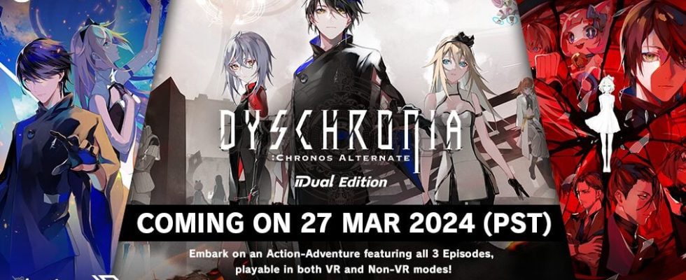 DYSCHRONIA : Chronos Alternate Dual Edition pour PC sera lancé le 27 mars