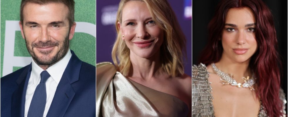 David Beckham, Cate Blanchett and Dua Lipa to host BAFTA Awards