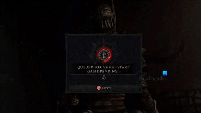 Diablo 4 en file d'attente pour le jeu - Démarrer le jeu en attente