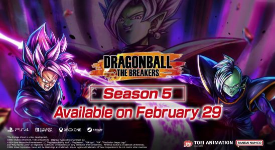 Dragon Ball : The Breakers La saison 5 sera lancée le 29 février