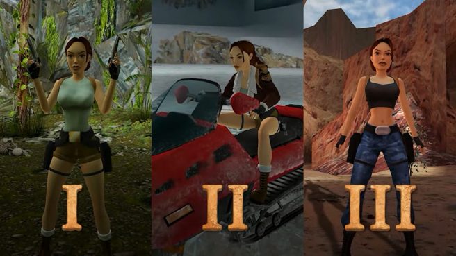 Résolution de fréquence d'images remasterisée de Tomb Raider I-III