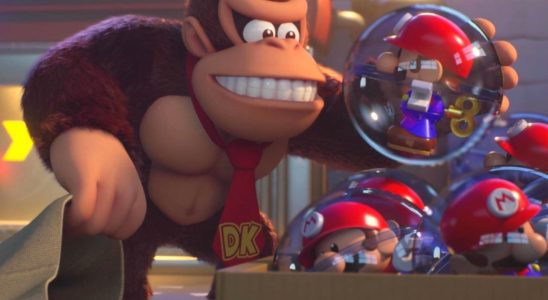 Graphiques japonais : Mario contre.  Donkey Kong porte son combat au sommet