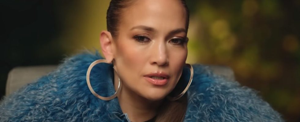 Jennifer Lopez during an interview with Apple Music.