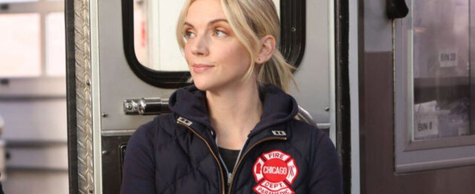 Kara Killmer as Brett in Chicago Fire Season 12 premiere