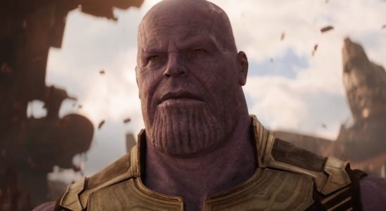 Thaons arriving on Titan in Avengers: Infinity War