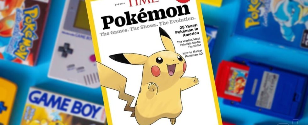 La nouvelle édition spéciale du magazine TIME célèbre les 25 ans de Pokémon en Amérique du Nord