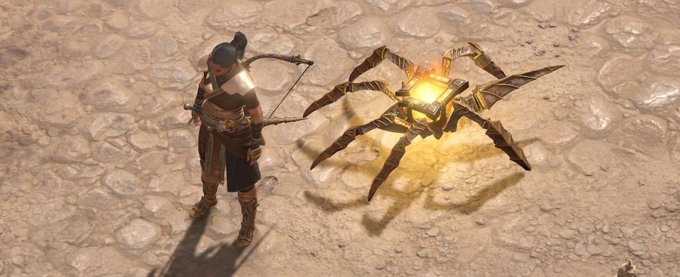Diablo 4 season 3 screenshot of Rogue and Seneschal construct companion