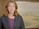 La première ministre de l'Alberta, Danielle Smith, a fait une annonce vidéo mercredi.