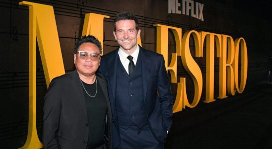 LOS ANGELES, CALIFORNIA - DECEMBER 12: (L-R) Matthew Libatique and Bradley Cooper attend Netflix's Maestro LA special screening at Academy Museum of Motion Pictures on December 12, 2023 in Los Angeles, California. (Photo by Charley Gallay/Getty Images for Netflix)