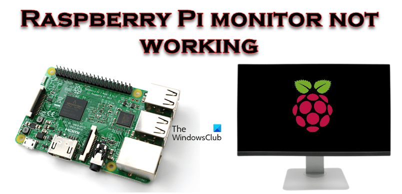 Le moniteur Raspberry Pi ne fonctionne pas