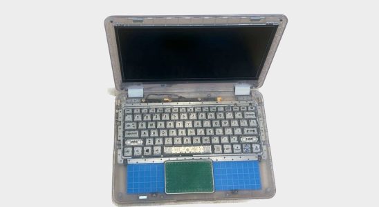 A Securebook 6 laptop by Justice Tech Solutions