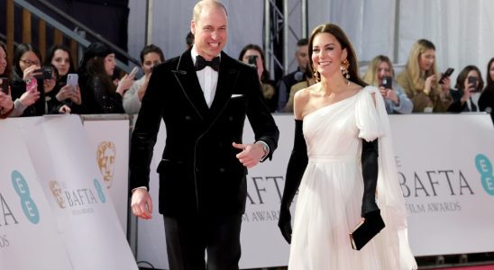 Prince William and Catherine attend the BAFTA Awards 2023