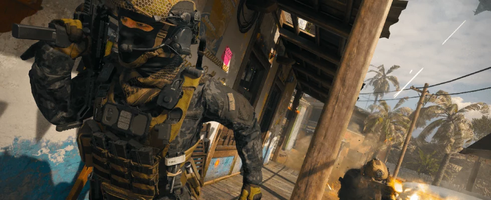 A player running in MW3. This image is part of an article about what clean kills are in MW3.