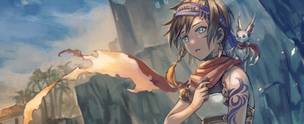 Guild Saga: Vanished Worlds - a mysterious woman and her pet